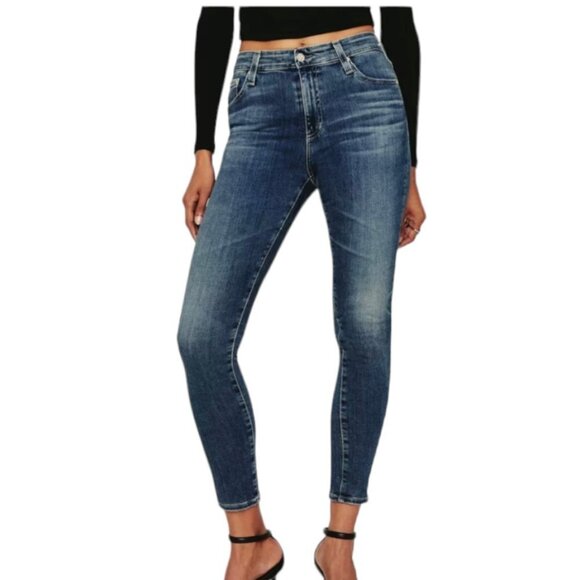AG Adriano Goldschmied The Farrah High-Rise Skinny Crop Jeans - Picture 2 of 8